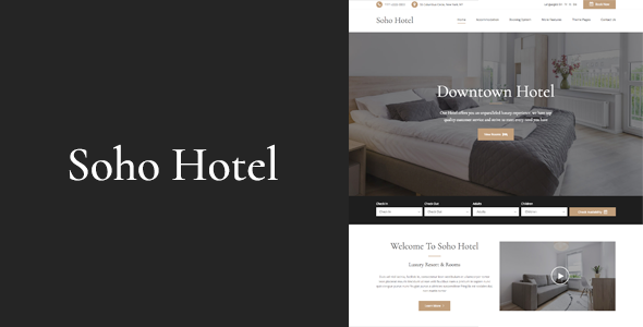 tema WordPress para reservas en hoteles